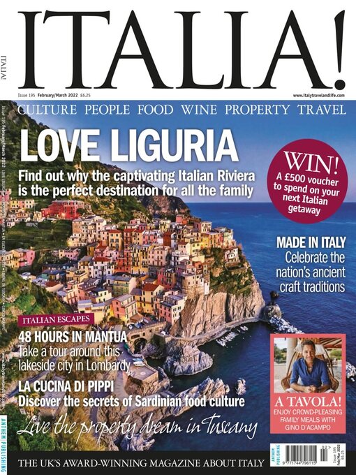 Cover image for Italia magazine: February/March 2022